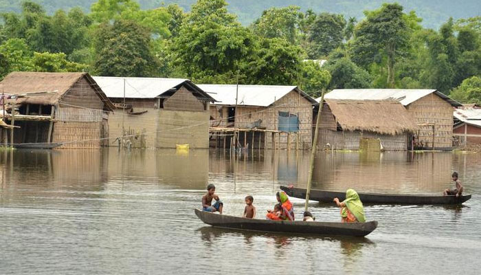 آسام میں سیلاب سے 90 ہزار افراد متاثر، برہمپتر دریا خطرے کے نشان سے اوپر